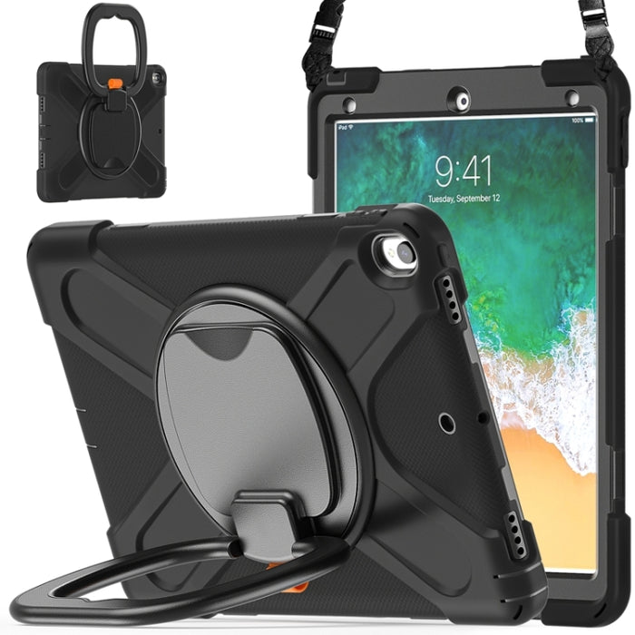 Funda protectora de silicona + PC con soporte y correa para el hombro, For iPad Pro 10.5 2017 / Air 10.5 2019