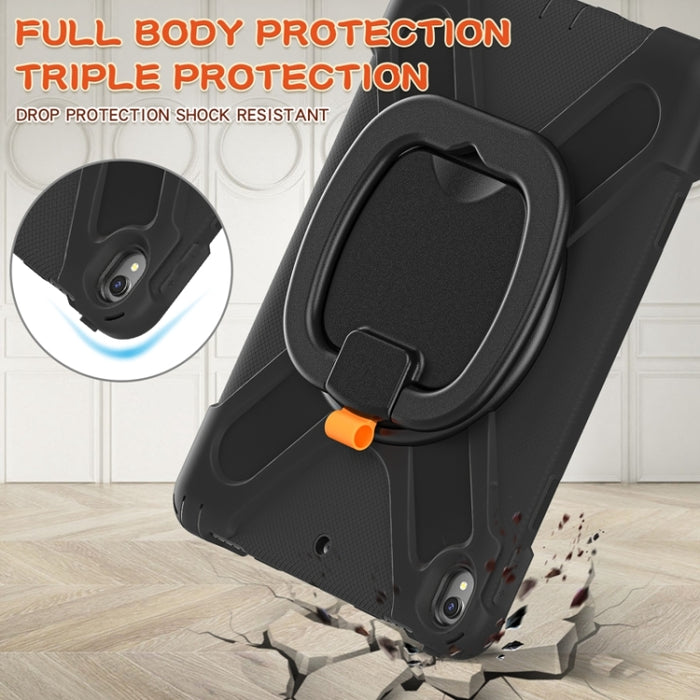 Funda protectora de silicona + PC con soporte y correa para el hombro, For iPad Pro 10.5 2017 / Air 10.5 2019