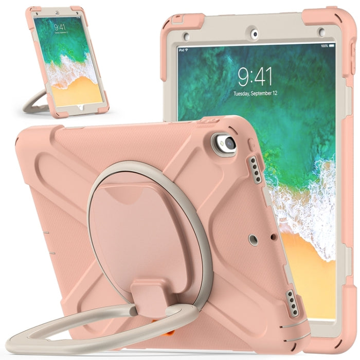 Funda protectora de silicona + PC con soporte y correa para el hombro, For iPad Pro 10.5 2017 / Air 10.5 2019