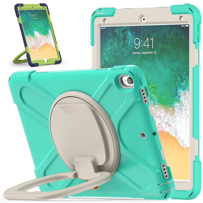 Funda protectora de silicona + PC con soporte y correa para el hombro, For iPad Pro 10.5 2017 / Air 10.5 2019