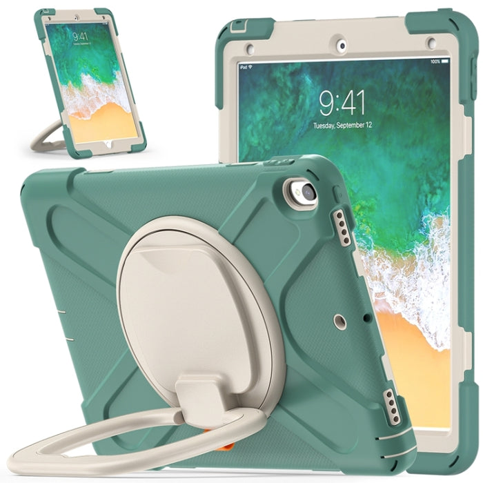 Funda protectora de silicona + PC con soporte y correa para el hombro, For iPad Pro 10.5 2017 / Air 10.5 2019