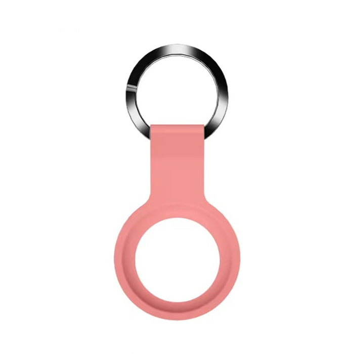 Funda protectora de silicona líquida Mutural con llavero para AirTag
