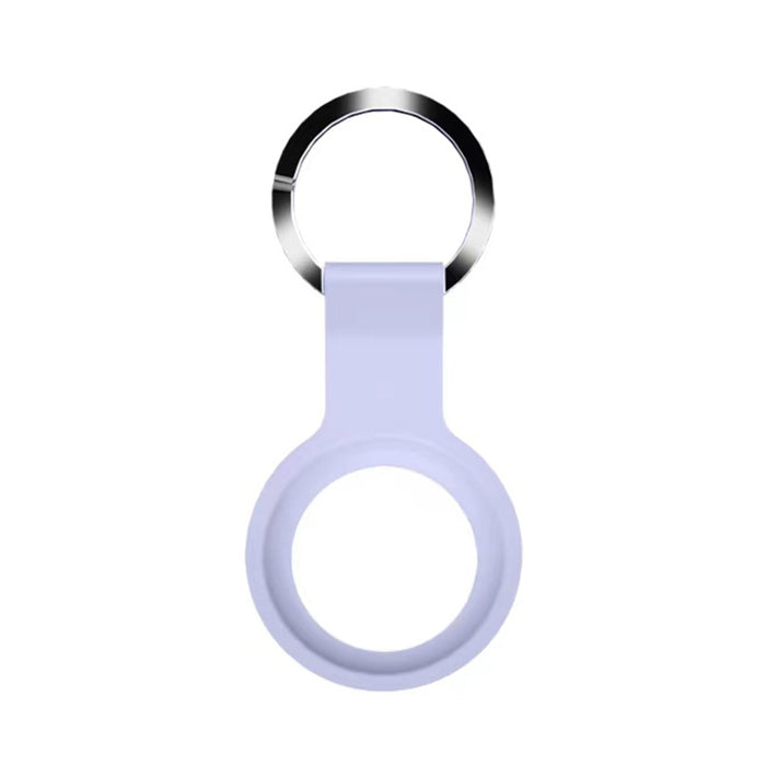 Funda protectora de silicona líquida Mutural con llavero para AirTag