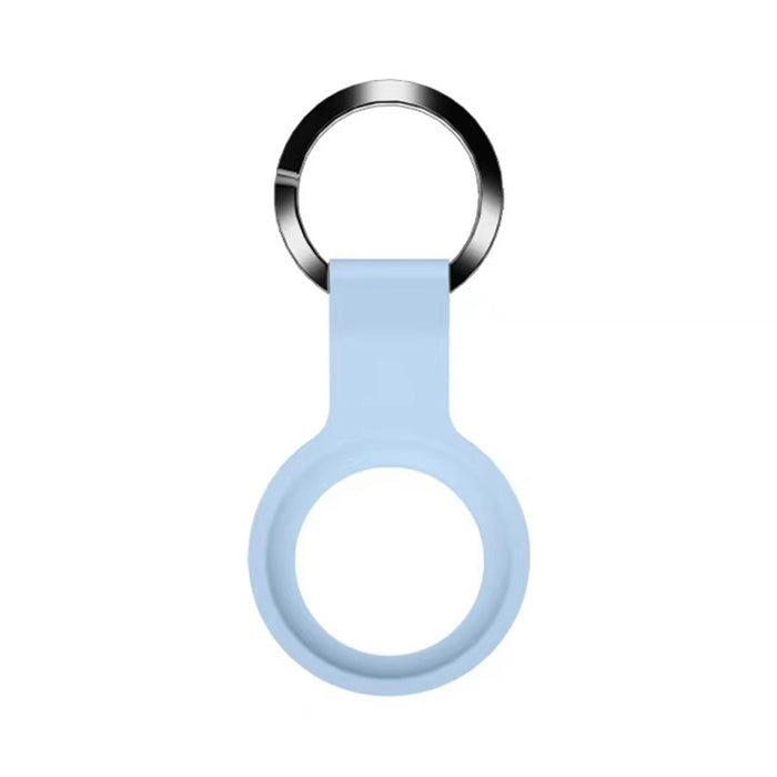 Funda protectora de silicona líquida Mutural con llavero para AirTag