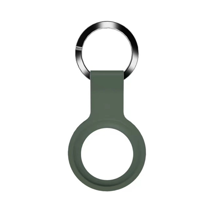 Funda protectora de silicona líquida Mutural con llavero para AirTag