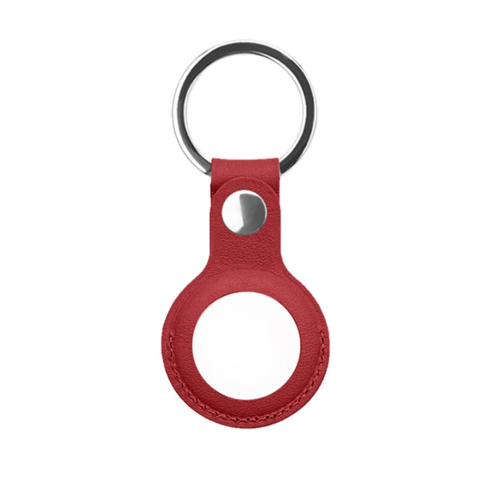 Estuche protector de cuero PU Mutural con llavero para AirTag