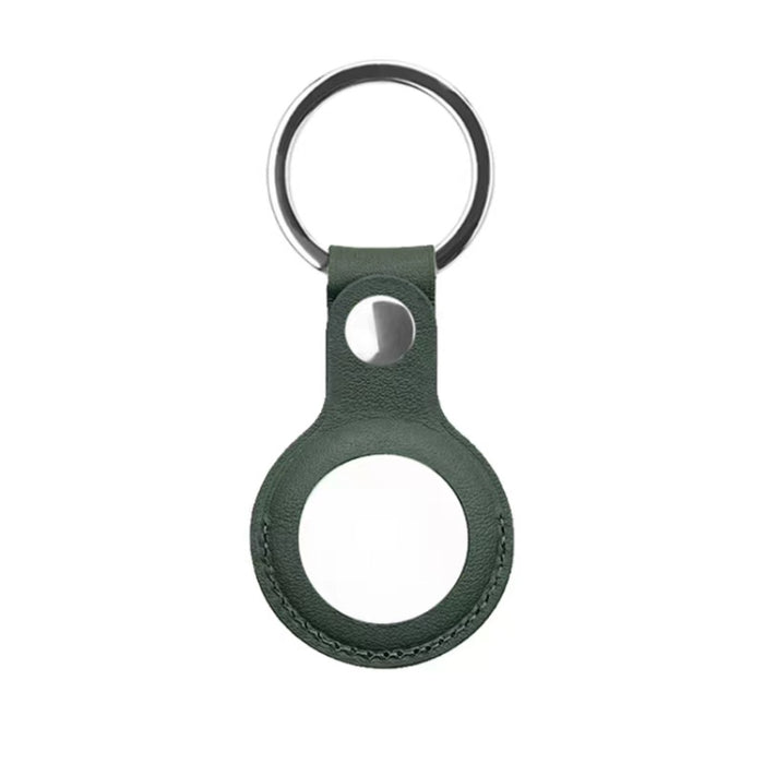 Estuche protector de cuero PU Mutural con llavero para AirTag
