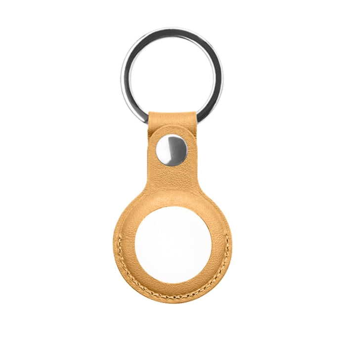 Estuche protector de cuero PU Mutural con llavero para AirTag