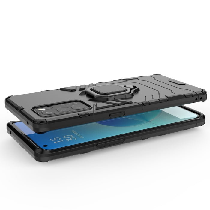 Funda protectora de PC + TPU a prueba de golpes con soporte de anillo magnético, For OPPO Reno6 Pro 5G, For OPPO Reno6 Pro+ 5G, For OPPO Reno6 5G, For Xiaomi Redmi Note 10 Pro 5G, For Honor Play 5T