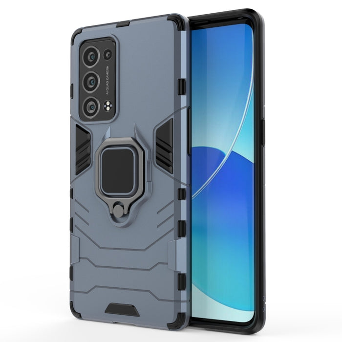 Funda protectora de PC + TPU a prueba de golpes con soporte de anillo magnético, For OPPO Reno6 Pro 5G, For OPPO Reno6 Pro+ 5G, For OPPO Reno6 5G, For Xiaomi Redmi Note 10 Pro 5G, For Honor Play 5T