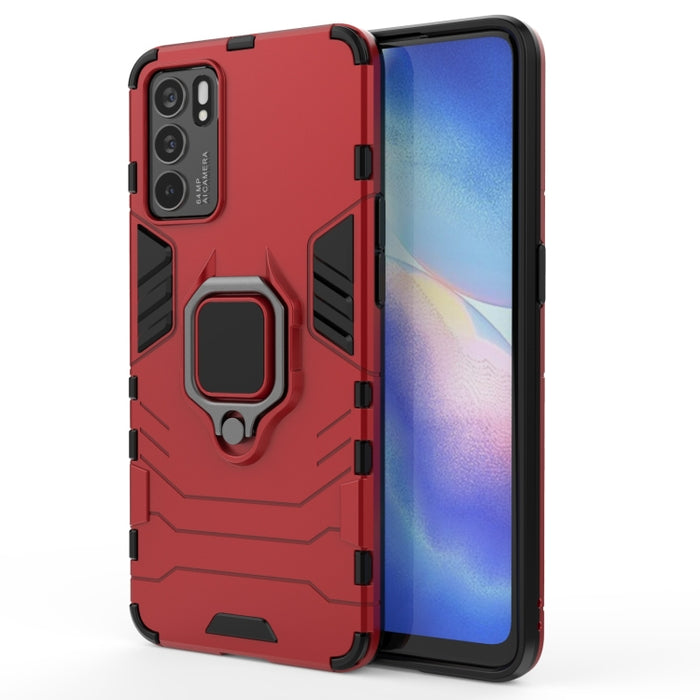Funda protectora de PC + TPU a prueba de golpes con soporte de anillo magnético, For OPPO Reno6 Pro 5G, For OPPO Reno6 Pro+ 5G, For OPPO Reno6 5G, For Xiaomi Redmi Note 10 Pro 5G, For Honor Play 5T