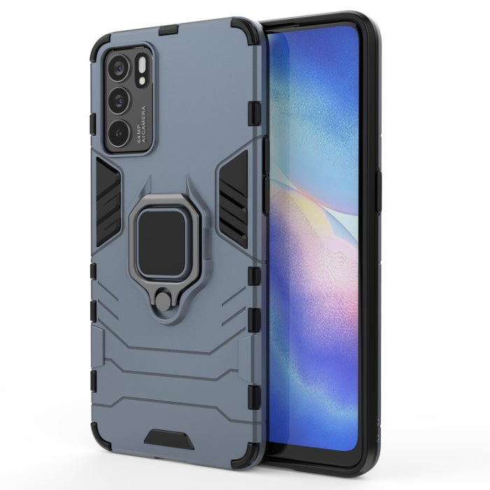 Funda protectora de PC + TPU a prueba de golpes con soporte de anillo magnético, For OPPO Reno6 Pro 5G, For OPPO Reno6 Pro+ 5G, For OPPO Reno6 5G, For Xiaomi Redmi Note 10 Pro 5G, For Honor Play 5T