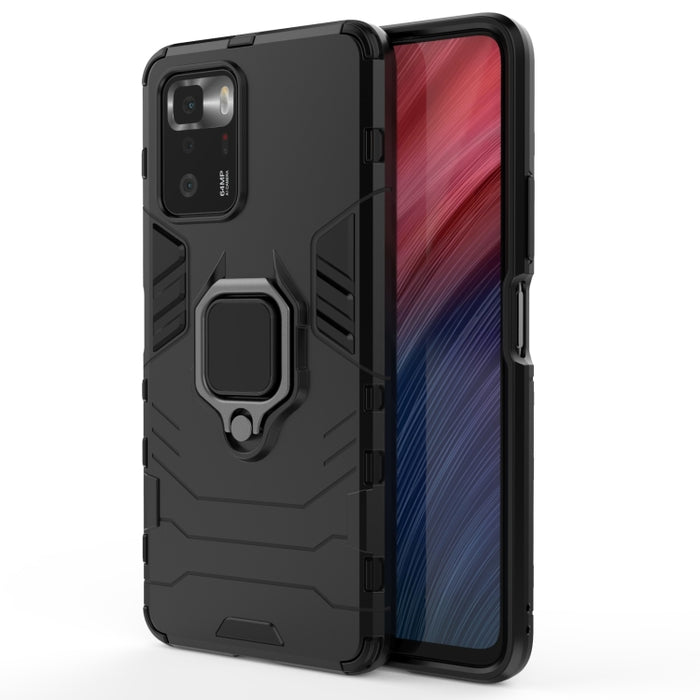 Funda protectora de PC + TPU a prueba de golpes con soporte de anillo magnético, For OPPO Reno6 Pro 5G, For OPPO Reno6 Pro+ 5G, For OPPO Reno6 5G, For Xiaomi Redmi Note 10 Pro 5G, For Honor Play 5T