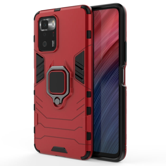 Funda protectora de PC + TPU a prueba de golpes con soporte de anillo magnético, For OPPO Reno6 Pro 5G, For OPPO Reno6 Pro+ 5G, For OPPO Reno6 5G, For Xiaomi Redmi Note 10 Pro 5G, For Honor Play 5T