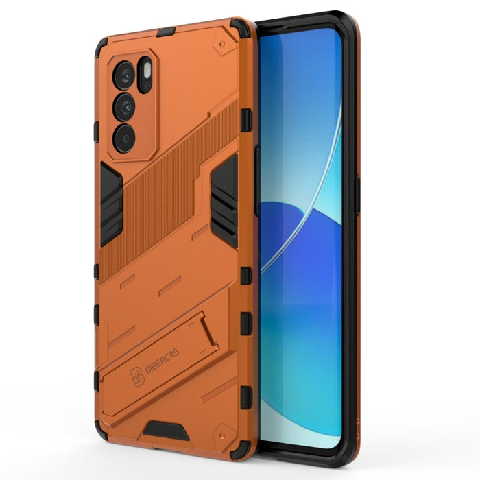 Punk Armor 2 en 1 PC + TPU Estuche a prueba de golpes con soporte invisible, For OPPO Reno6 Pro 5G, For OPPO Reno6 5G, For Xiaomi Redmi Note 10 Pro 5G, For Samsung Galaxy M12