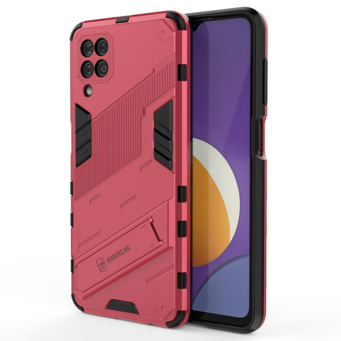 Punk Armor 2 en 1 PC + TPU Estuche a prueba de golpes con soporte invisible, For OPPO Reno6 Pro 5G, For OPPO Reno6 5G, For Xiaomi Redmi Note 10 Pro 5G, For Samsung Galaxy M12