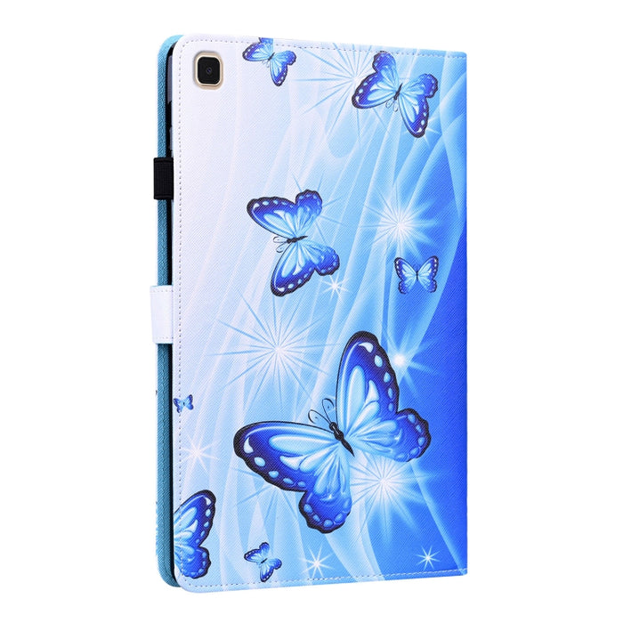 Estuche de cuero con tapa horizontal con patrón animal con soporte y ranuras para tarjetas y marco de fotos y función de reposo / activación