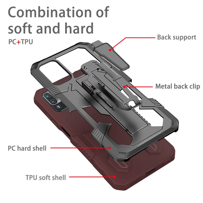 Armor Warrior PC a prueba de golpes + funda protectora de TPU, For Xiaomi Redmi Note 10 5G, For vivo V21, For Xiaomi Mi 11 Lite