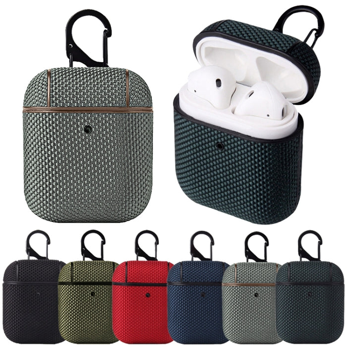 Estuche protector para auriculares de tela comercial con gancho
