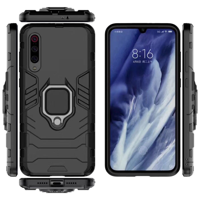 Estuche de PC + TPU a prueba de golpes con soporte de anillo magnético, For Xiaomi Redmi 8 / 8A, For Xiaomi 9 Pro