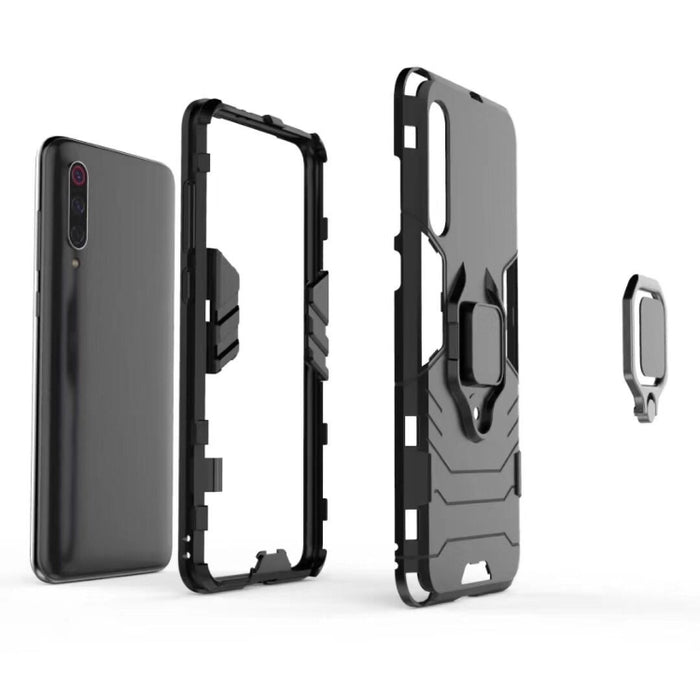 Estuche de PC + TPU a prueba de golpes con soporte de anillo magnético, For Xiaomi Redmi 8 / 8A, For Xiaomi 9 Pro