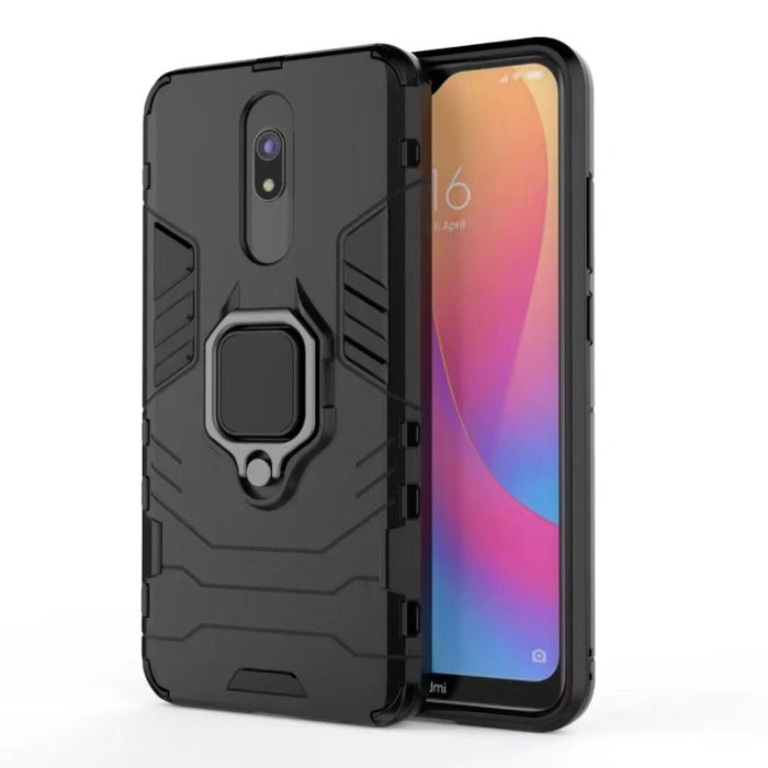 Estuche de PC + TPU a prueba de golpes con soporte de anillo magnético, For Xiaomi Redmi 8 / 8A, For Xiaomi 9 Pro