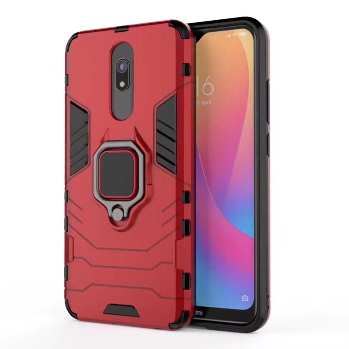 Estuche de PC + TPU a prueba de golpes con soporte de anillo magnético, For Xiaomi Redmi 8 / 8A, For Xiaomi 9 Pro