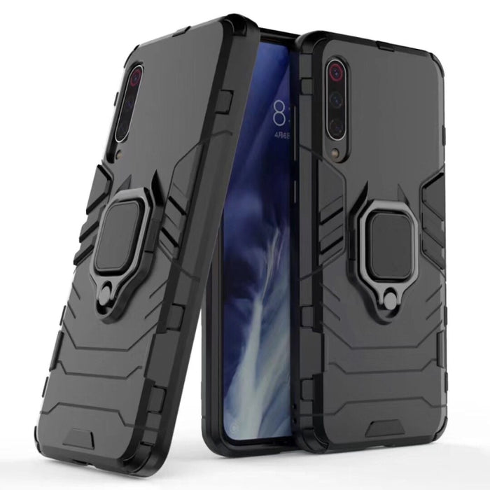 Estuche de PC + TPU a prueba de golpes con soporte de anillo magnético, For Xiaomi Redmi 8 / 8A, For Xiaomi 9 Pro