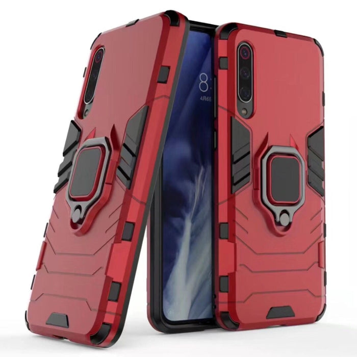Estuche de PC + TPU a prueba de golpes con soporte de anillo magnético, For Xiaomi Redmi 8 / 8A, For Xiaomi 9 Pro