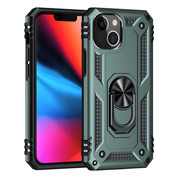 Funda protectora de TPU + PC a prueba de golpes con soporte giratorio de 360 grados