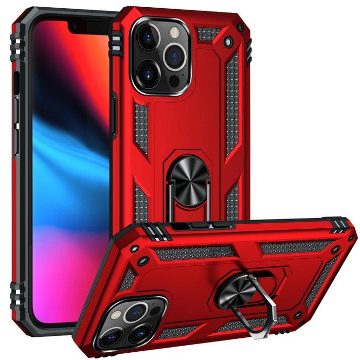 Funda protectora de TPU + PC a prueba de golpes con soporte giratorio de 360 grados