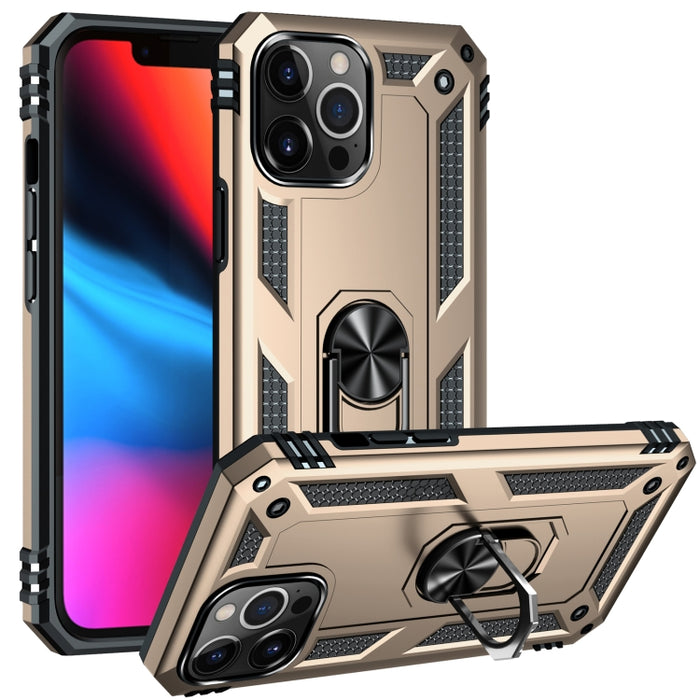 Funda protectora de TPU + PC a prueba de golpes con soporte giratorio de 360 grados