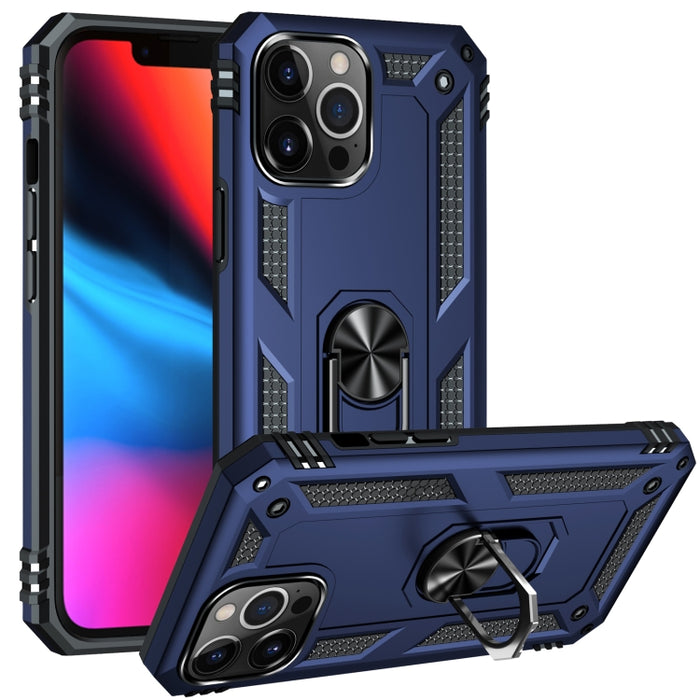 Funda protectora de TPU + PC a prueba de golpes con soporte giratorio de 360 grados