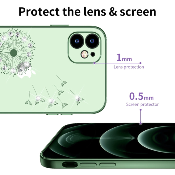 Estuche protector de patrón de diente de león de galvanoplastia ultrafina