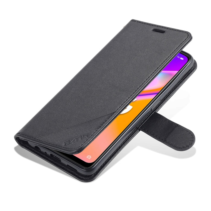 AZNS Estuche de cuero con tapa horizontal con textura de piel de oveja con soporte y ranuras para tarjetas y billetera, For OPPO A94 5G / Reno5Z 5G / F19 Pro+ 5G, For Xiaomi Redmi Note 9 4G, For Xiaomi Redmi Note 10 4G, For Xiaomi Redmi Note 10 Pro