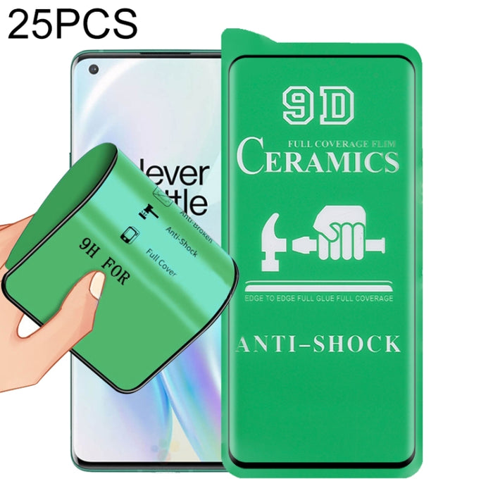 Película de cerámica con pegamento completo de pantalla completa 25 PCS 9D, For Samsung Galaxy Note8 (25 PCS), For Samsung Galaxy Note9 (25 PCS), For Samsung Galaxy Note10 (25 PCS), For OnePlus 8 / 8 5G UW Verizon (25 PCS)                              ...