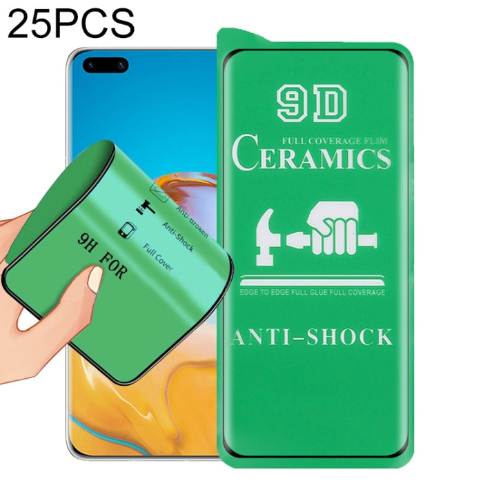 Película de cerámica con pegamento completo de pantalla completa 25 PCS 9D, For Samsung Galaxy Note8 (25 PCS), For Samsung Galaxy Note9 (25 PCS), For Samsung Galaxy Note10 (25 PCS), For OnePlus 8 / 8 5G UW Verizon (25 PCS)                              ...