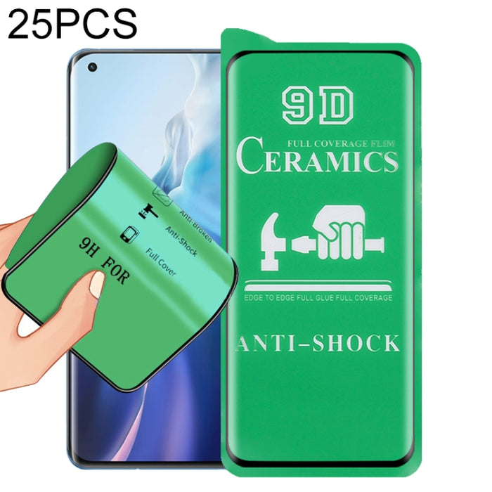 Película de cerámica con pegamento completo de pantalla completa 25 PCS 9D, For Samsung Galaxy Note8 (25 PCS), For Samsung Galaxy Note9 (25 PCS), For Samsung Galaxy Note10 (25 PCS), For OnePlus 8 / 8 5G UW Verizon (25 PCS)                              ...