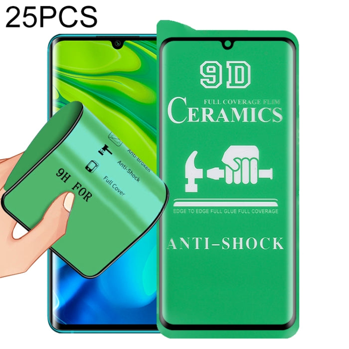 Película de cerámica con pegamento completo de pantalla completa 25 PCS 9D, For Samsung Galaxy Note8 (25 PCS), For Samsung Galaxy Note9 (25 PCS), For Samsung Galaxy Note10 (25 PCS), For OnePlus 8 / 8 5G UW Verizon (25 PCS)                              ...