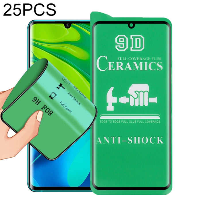 Película de cerámica con pegamento completo de pantalla completa 25 PCS 9D, For Samsung Galaxy Note8 (25 PCS), For Samsung Galaxy Note9 (25 PCS), For Samsung Galaxy Note10 (25 PCS), For OnePlus 8 / 8 5G UW Verizon (25 PCS)                              ...