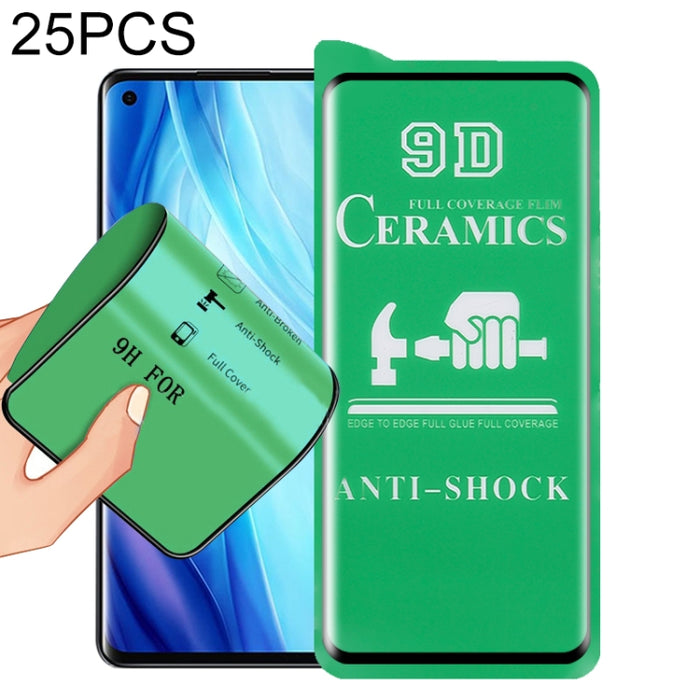 Película de cerámica con pegamento completo de pantalla completa 25 PCS 9D, For Samsung Galaxy Note8 (25 PCS), For Samsung Galaxy Note9 (25 PCS), For Samsung Galaxy Note10 (25 PCS), For OnePlus 8 / 8 5G UW Verizon (25 PCS)                              ...