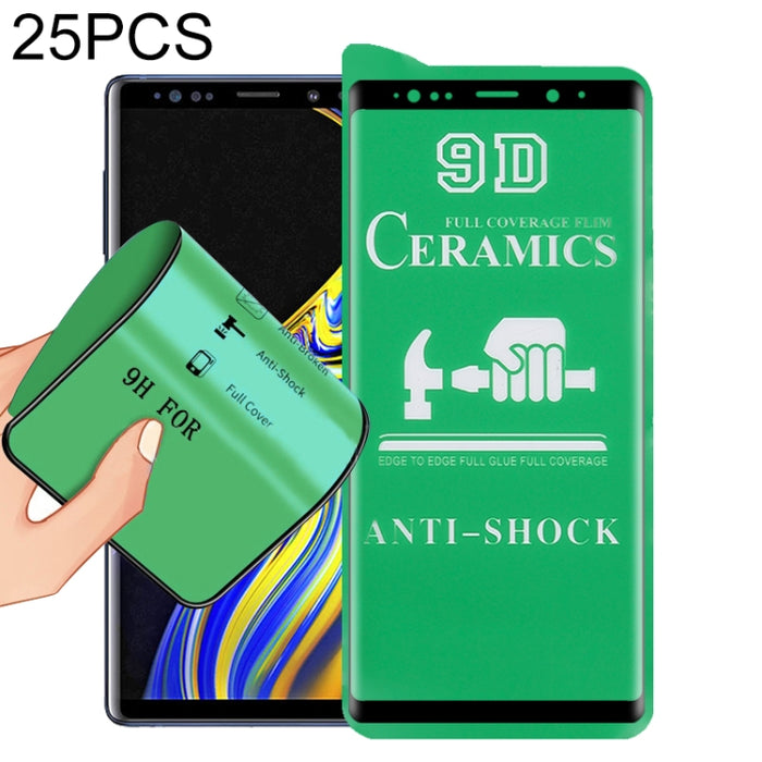 Película de cerámica con pegamento completo de pantalla completa 25 PCS 9D, For Samsung Galaxy Note8 (25 PCS), For Samsung Galaxy Note9 (25 PCS), For Samsung Galaxy Note10 (25 PCS), For OnePlus 8 / 8 5G UW Verizon (25 PCS)                              ...