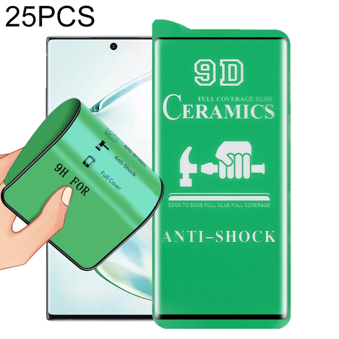 Película de cerámica con pegamento completo de pantalla completa 25 PCS 9D, For Samsung Galaxy Note8 (25 PCS), For Samsung Galaxy Note9 (25 PCS), For Samsung Galaxy Note10 (25 PCS), For OnePlus 8 / 8 5G UW Verizon (25 PCS)                              ...