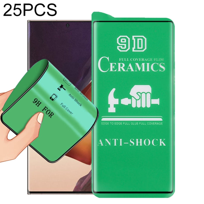 Película de cerámica con pegamento completo de pantalla completa 25 PCS 9D, For Samsung Galaxy Note8 (25 PCS), For Samsung Galaxy Note9 (25 PCS), For Samsung Galaxy Note10 (25 PCS), For OnePlus 8 / 8 5G UW Verizon (25 PCS)                              ...