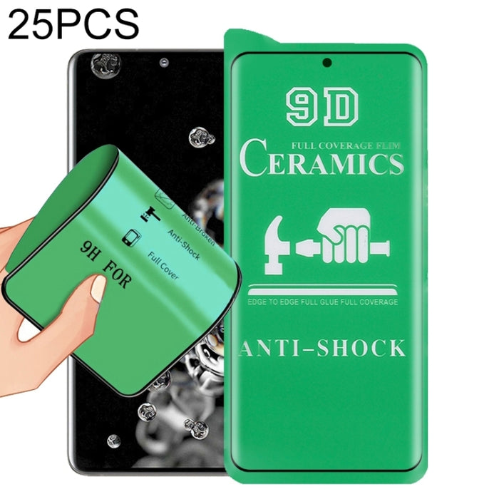 Película de cerámica con pegamento completo de pantalla completa 25 PCS 9D, For Samsung Galaxy Note8 (25 PCS), For Samsung Galaxy Note9 (25 PCS), For Samsung Galaxy Note10 (25 PCS), For OnePlus 8 / 8 5G UW Verizon (25 PCS)                              ...