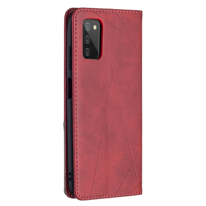 Estuche de cuero magnético con tapa horizontal con textura de rombos con soporte y ranuras para tarjetas, For Samsung Galaxy A03s, For Xiaomi Mi 11 Lite, For Xiaomi Poco M3 Pro / Redmi Note 10 5G, For Samsung Galaxy A03s 164mm