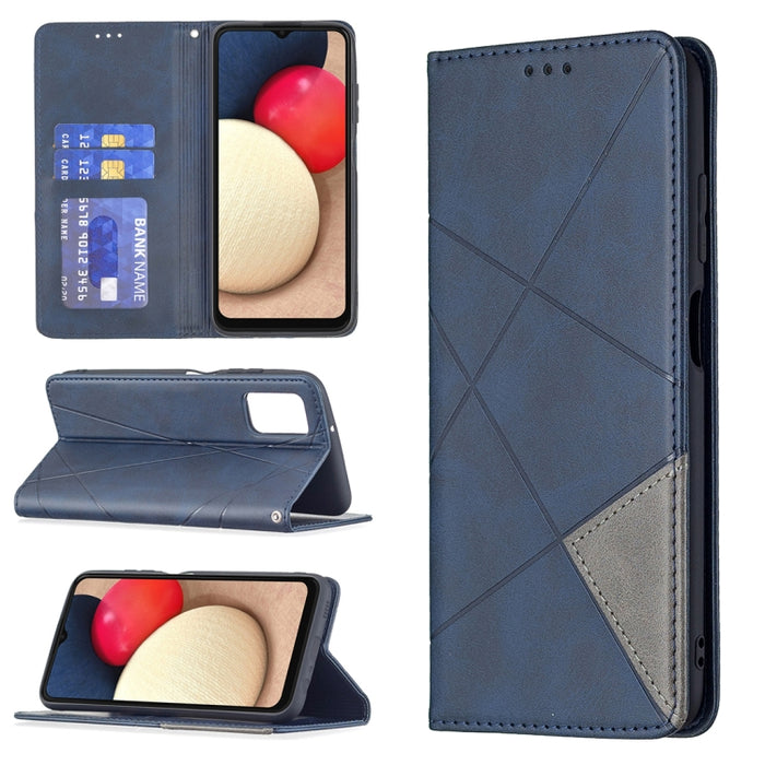 Estuche de cuero magnético con tapa horizontal con textura de rombos con soporte y ranuras para tarjetas, For Samsung Galaxy A03s, For Xiaomi Mi 11 Lite, For Xiaomi Poco M3 Pro / Redmi Note 10 5G, For Samsung Galaxy A03s 164mm