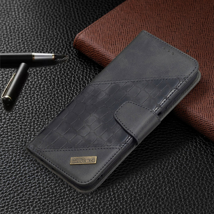 Funda de cuero PU con tapa horizontal y textura de cocodrilo a juego con billetera, soporte y ranuras para tarjetas, For Samsung Galaxy A03s 164mm, For Xiaomi Mi 11 Lite, For Xiaomi Poco M3 Pro / Redmi Note 10 5G