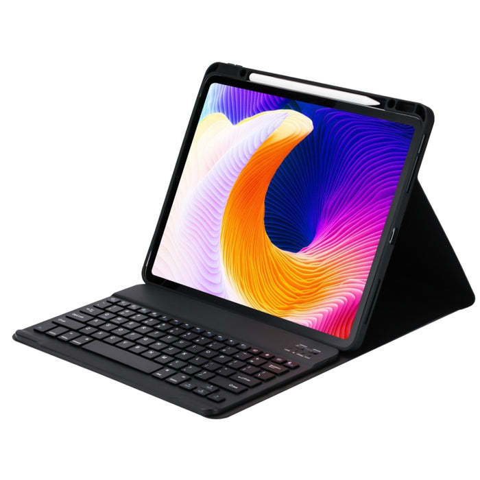 Funda protectora de plástico desmontable para teclado Bluetooth HK132 con soporte y ranura para bolígrafo para iPad Pro de 12,9 pulgadas 2021/2020/2018
