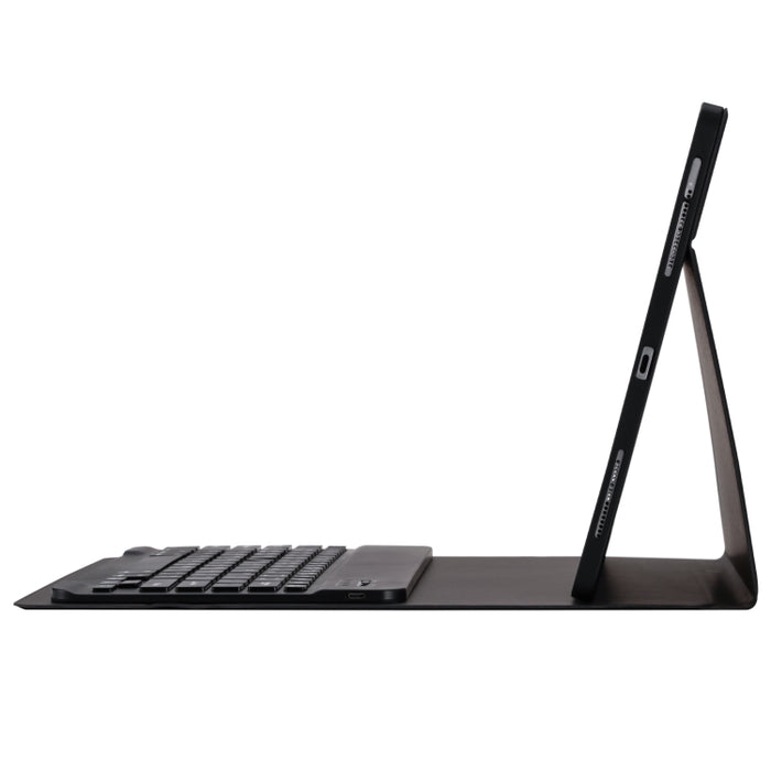 Funda protectora de plástico desmontable para teclado Bluetooth HK132 con soporte y ranura para bolígrafo para iPad Pro de 12,9 pulgadas 2021/2020/2018